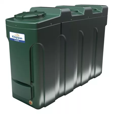 Titan 2000 Litre Slimline Bunded Oil Tank with Fitting Kit and Gauge - ESSL2000
