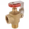 Lockable gate valve