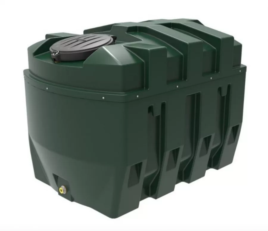 Harlequin 1650 Litre Bunded Oil Tank with Fitting Kit - 1650HZB