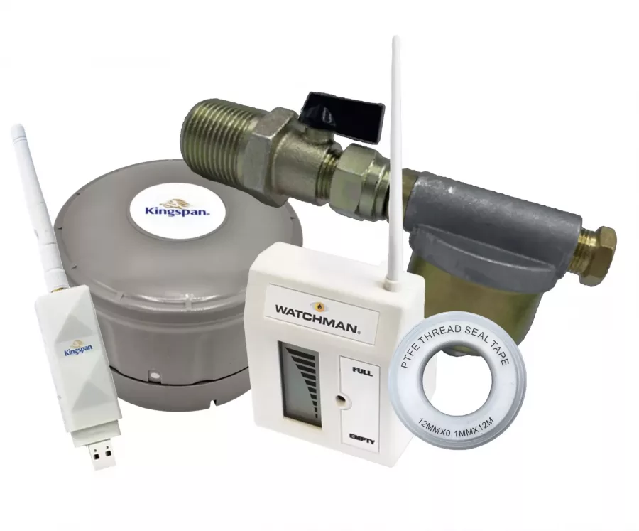 Titan 2000 Litre Slimline Bunded Oil Tank with Fitting Kit and Gauge - ESSL2000 - Image 2