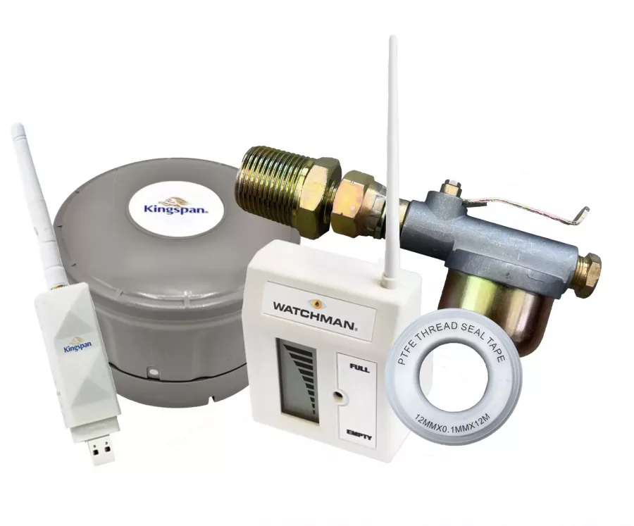 Titan 5000 Litre Vertical Bunded Oil Tank with Fitting Kit and Gauge - Image 2