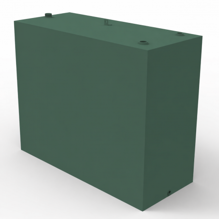 1240 litre steel oil tank