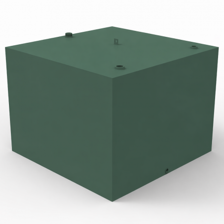 1800 litre steel oil tank