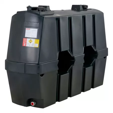 Deso 1200 Litre Slimline Single Skin Oil Tank with Fitting Kit - Deso R1220T