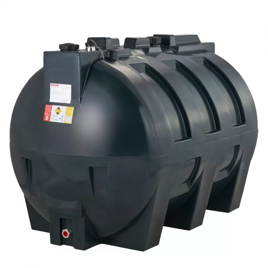 Deso 1900 Litre Single Skin Oil Tank with Fitting Kit - Deso H1900T
