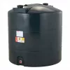 Deso 1340 Litre Cylindrical Single Skin Oil Tank with Fitting Kit - Deso V1340T