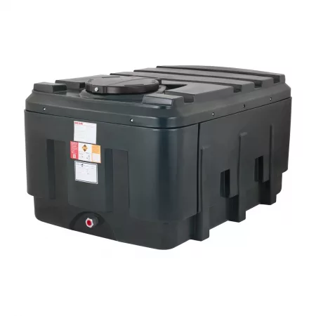 Deso 1200 Litre Low Profile Bunded Oil Tank with Fitting Kit and Gauge - LP1200BT