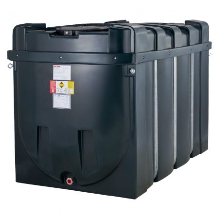 Deso 2500 Litre Bunded Oil Tank with Fitting Kit and Gauge - H2500BT
