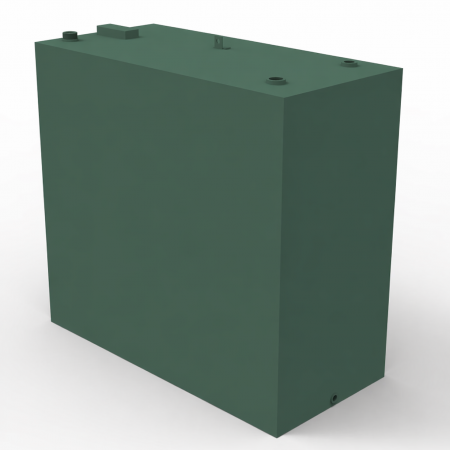 900 litre bunded steel oil tank