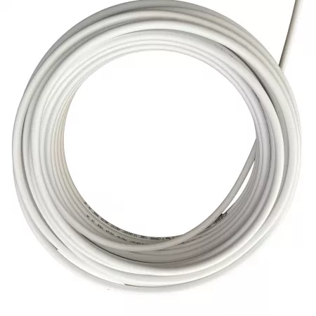 PVC Coated Oil Line 10mm Copper Pipe Work 50 Metre Coil - 10mm x 50m