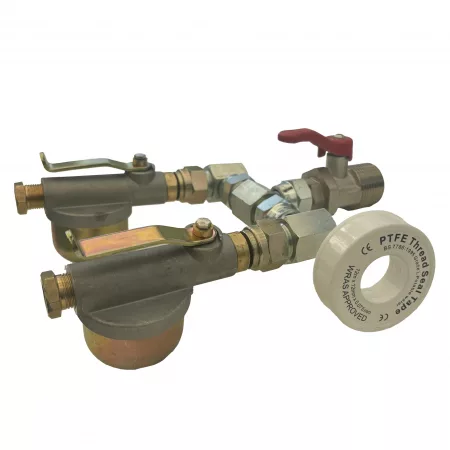 Oil Tank Dual Filter Valve - Ultra Compact Dual Tank Valve with Oil Tank Filter Valves