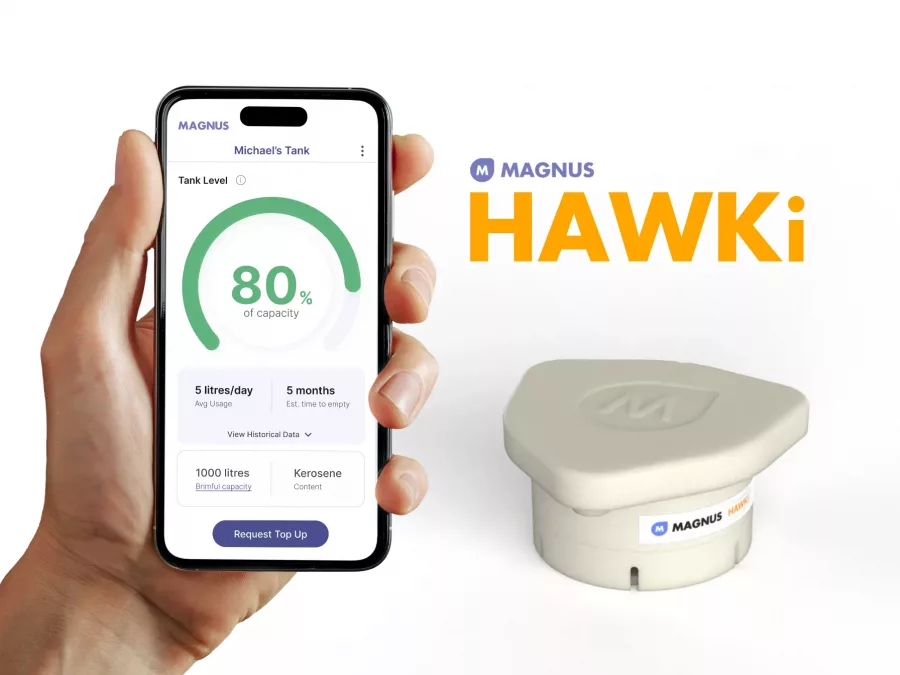 Magnus HAWKi Smart Oil Tank Monitor Radar Gauge with Fitting Kit for Plastic Oil Tank - Image 2