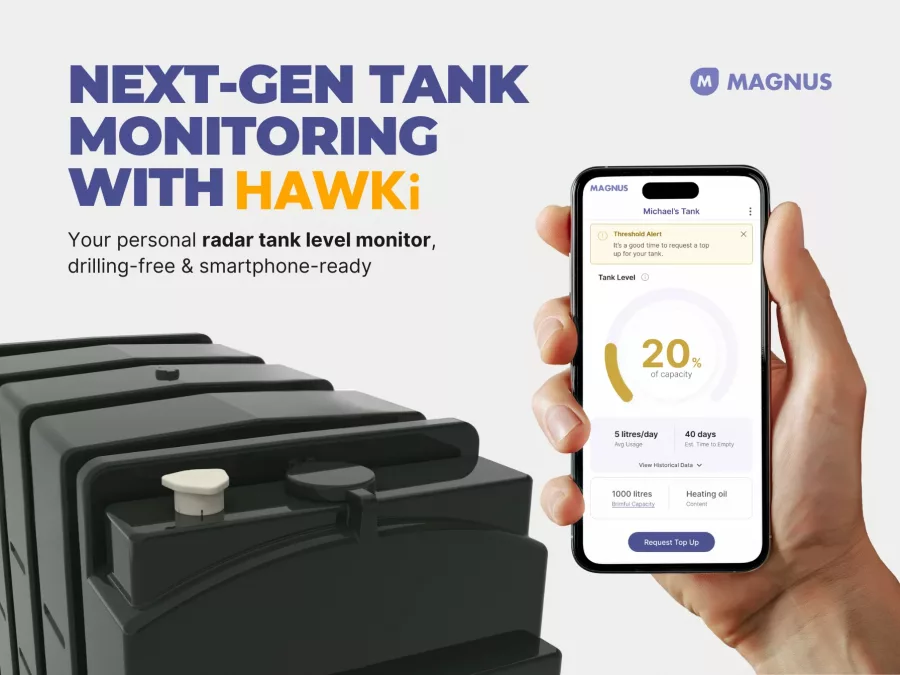 Magnus HAWKi Smart Oil Tank Monitor Radar Gauge with Fitting Kit for Plastic Oil Tank - Image 7