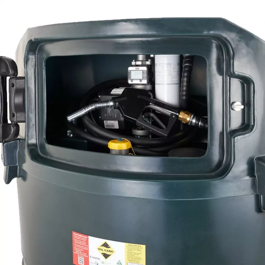 1230 Litre Bunded Diesel Dispensing Tank - Deso V1230PDD - Image 2