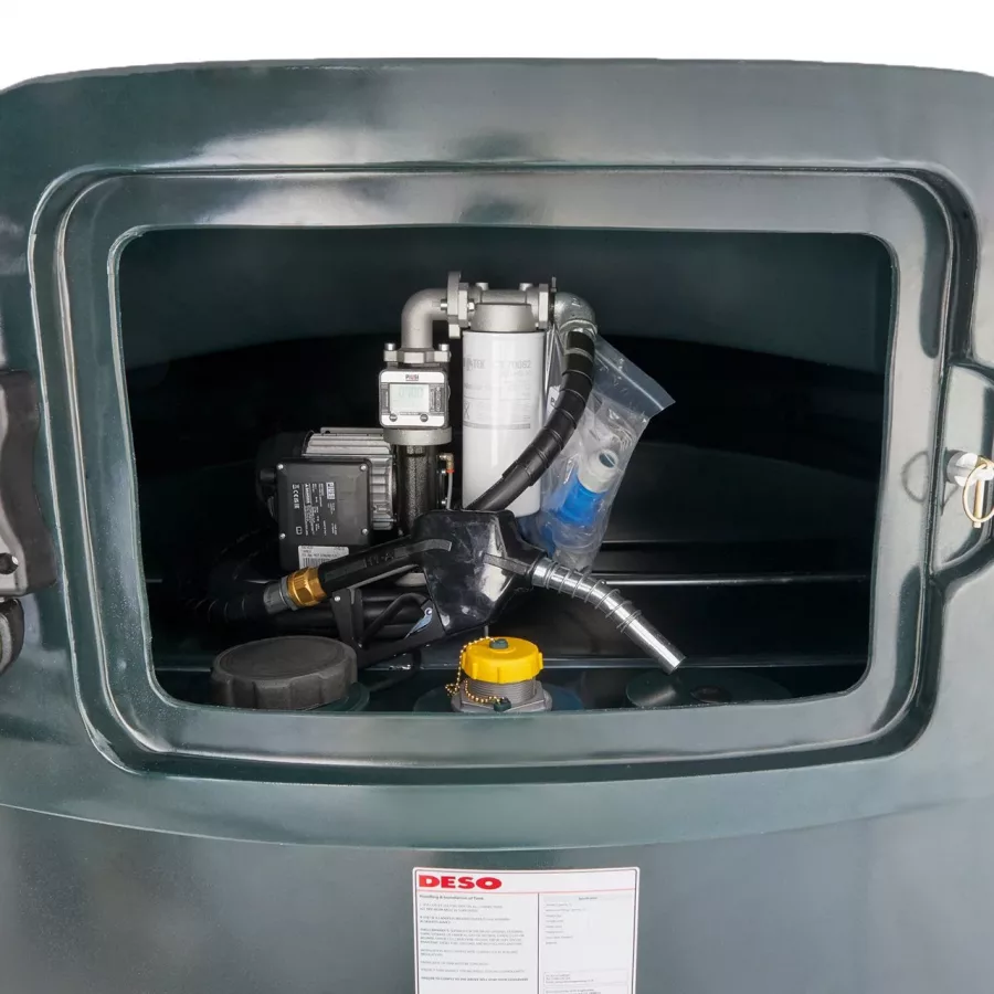 3500 Litre Bunded Diesel Dispensing Tank - Deso V3500PDD - Image 2