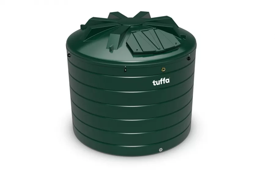Tuffa 10000 Litre Vertical Plastic Bunded Heating Oil Tank - 10000VB