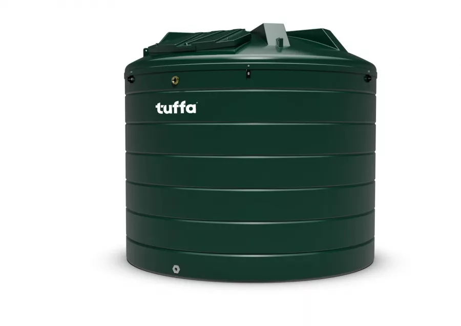 Tuffa 10000 Litre Vertical Plastic Bunded Heating Oil Tank - 10000VB - Image 2