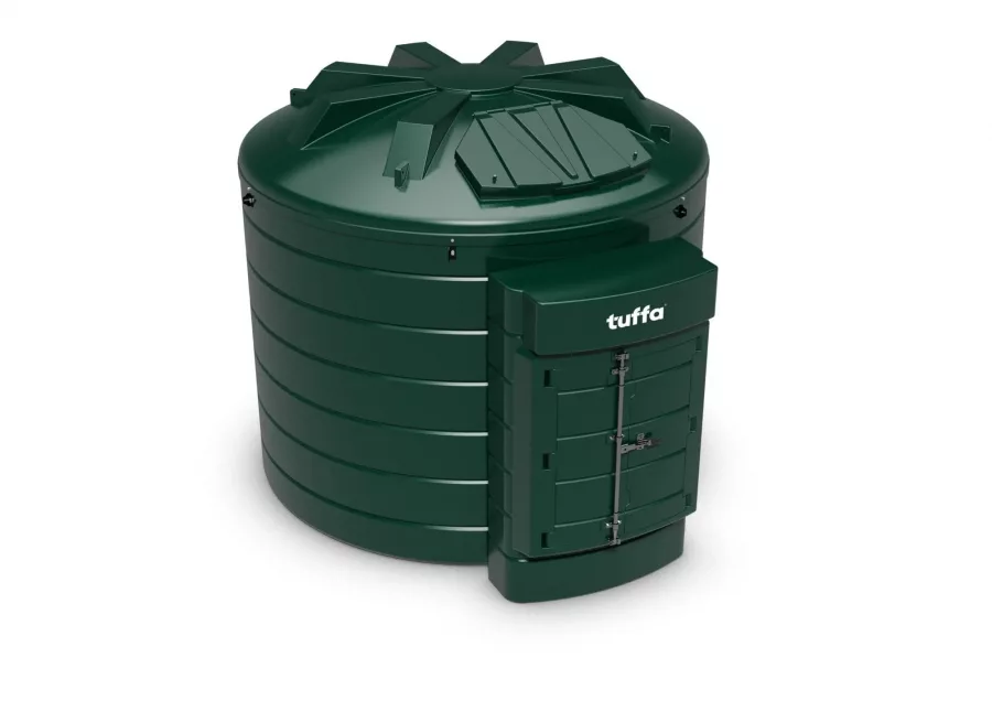 Tuffa 10000 Litre Vertical Plastic Bunded Heating Oil Tank - 10000VB - Image 3