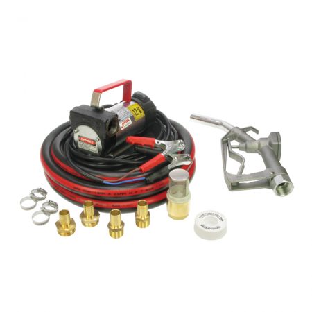 Hytek Portable Battery Pump Kit – Diesel/HVO (12V, Manual Nozzle)