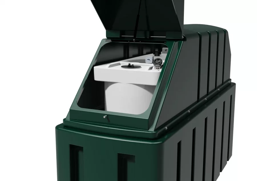 Tuffa 1150 Litre Slimline Plastic Bunded Heating Oil Tank - 1350SLB - Image 5