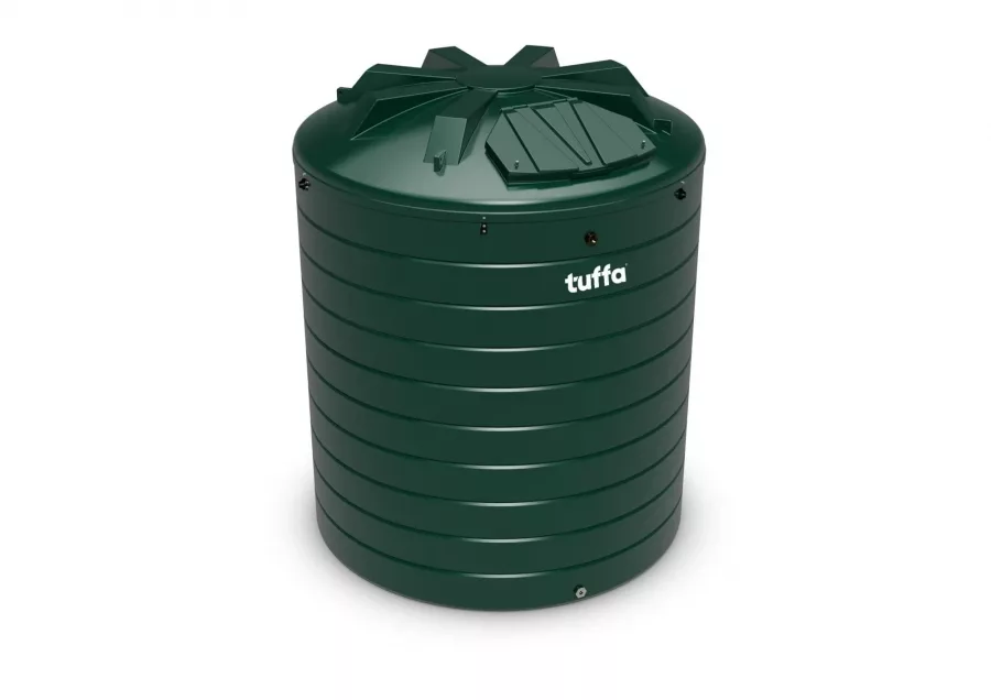 Tuffa 15000 Litre Vertical Plastic Bunded Heating Oil Tank - 15000VB