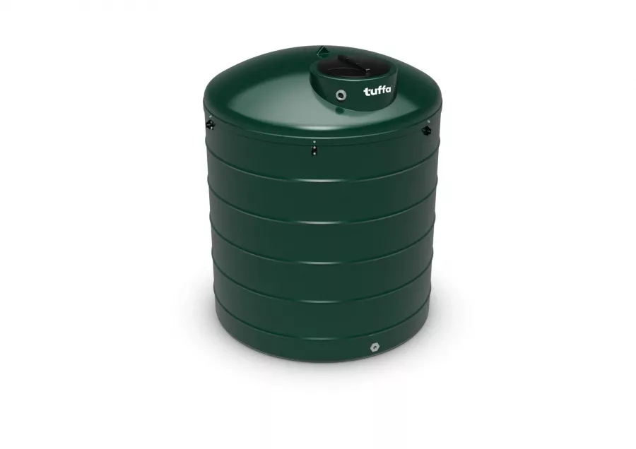 Tuffa 3500 Litre Vertical Plastic Bunded Heating Oil Tank - 3500VB