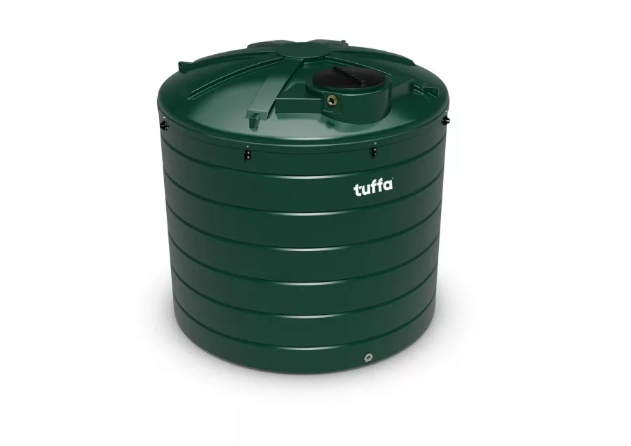 Tuffa 6000 Litre Vertical Plastic Bunded Heating Oil Tank - 6000VB
