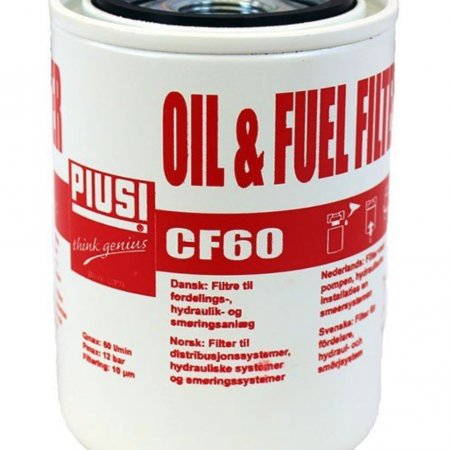 Piusi Fuel Particle Filter Element CF60 - 60lpm Fuel Filter Element Only