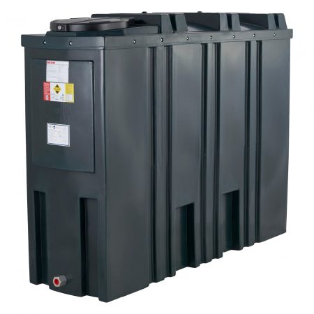 Deso 1400 Litre Slimline Bunded Oil Tank with Fitting Kit and Gauge - SL1400BT