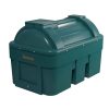 Atlantis 1350 Litre Horizontal Bunded Plastic Oil Tank with Bottom Outlet Fitting Kit