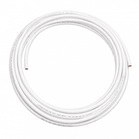 PVC Coated Oil Line 15mm Copper Pipe Work 25 Metre Coil - 15mm x 25m