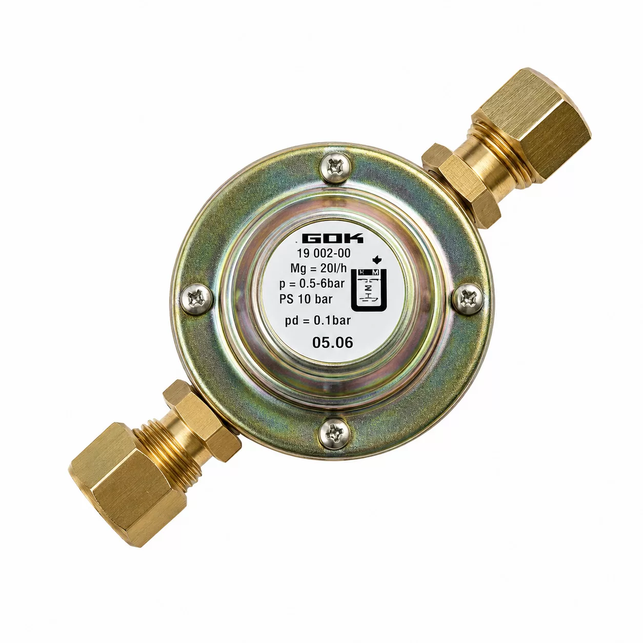 GOK pressure regulator 10mm heating oil valve