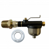 Black Premium Heating Oil Tank Filter with Isolation Valve - Kerosene Oil Filter, Heating Oil Filter, Heating Oil Tank Filter Valve