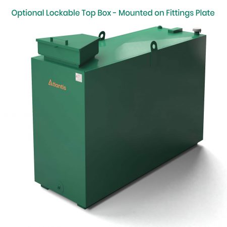 Atlantis 1350 litre oil tank top box on
