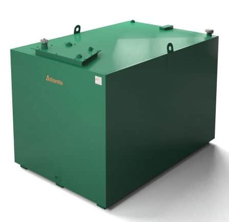 Atlantis 2650 litre steel bunded oil tank with Imperium technology