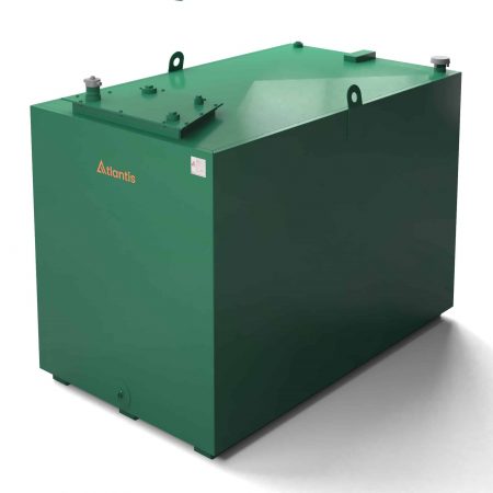 Atlantis 2050 litre steel bunded oil tank with Imperium technology